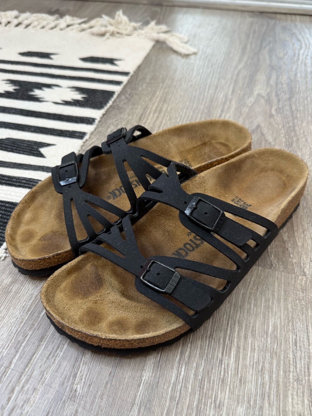 Birkenstock Granada Black Size 38